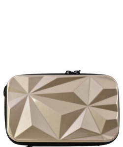 ABS Plastic Geometric Mini Crossbody Bag PC712 GOLD